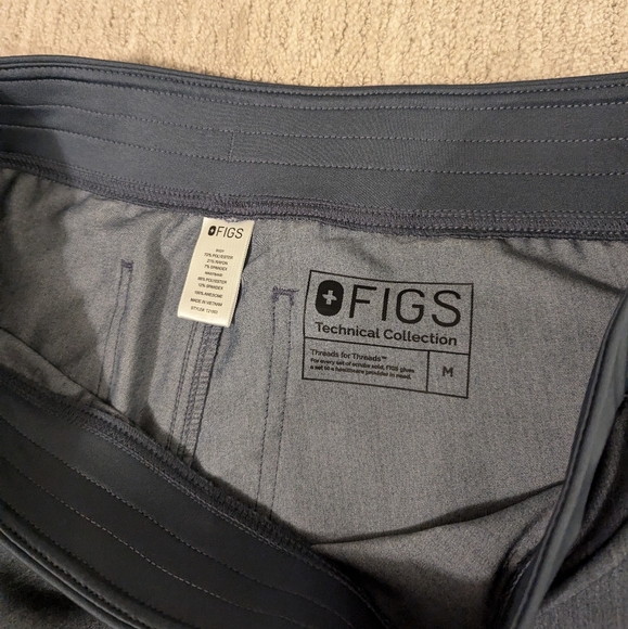 women's Heather Denim Livingston - Basic Scrub Pants - Picture 3 of 4